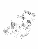 Engine Assembly Diagram and Parts List for YM4570 41AD457C755 Yard Man Trimmer